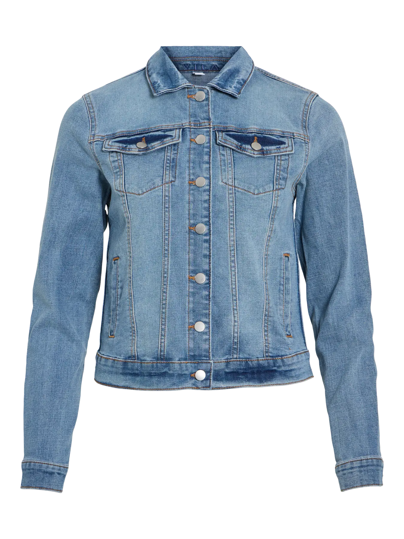 Cazadora denim clásica ajustada vila algodón nueva coleccion