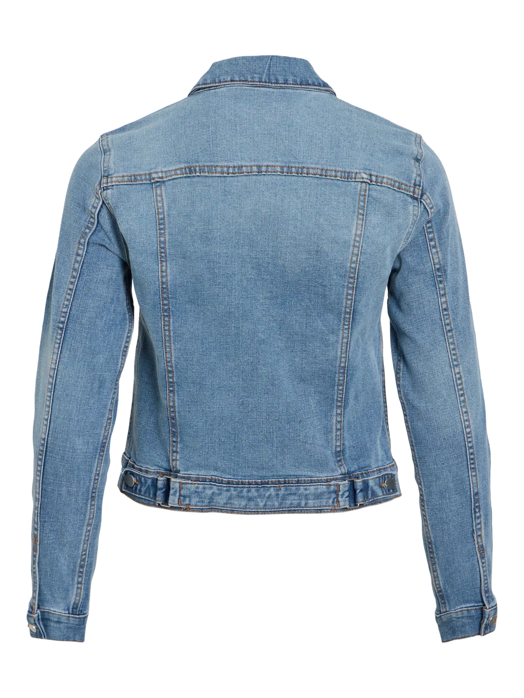 Vista trasera Cazadora denim clásica ajustada vila algodón nueva coleccion