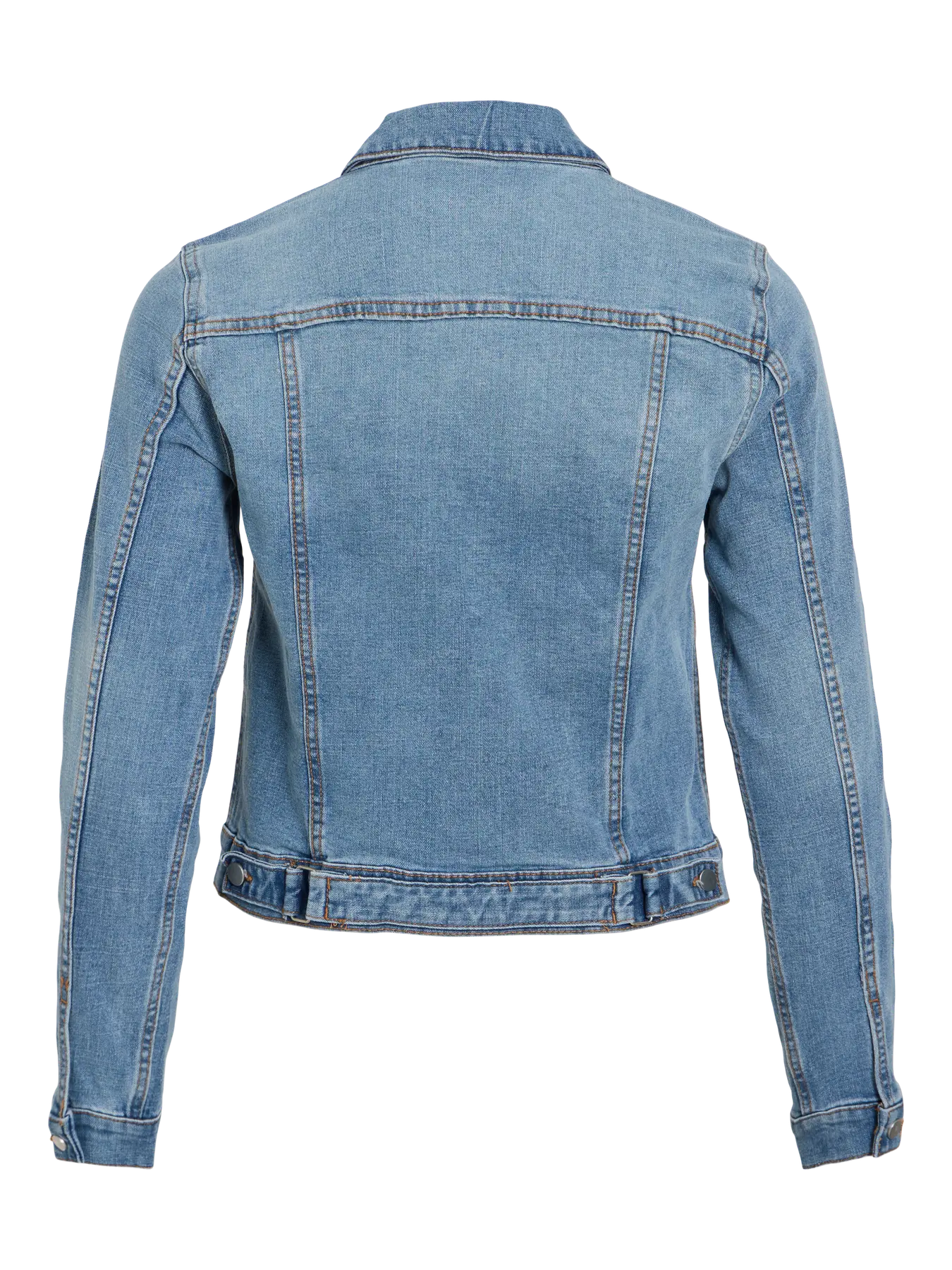 Vista trasera Cazadora denim clásica ajustada vila algodón nueva coleccion