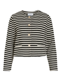 Chaqueta marinera cuello redondo y rayas