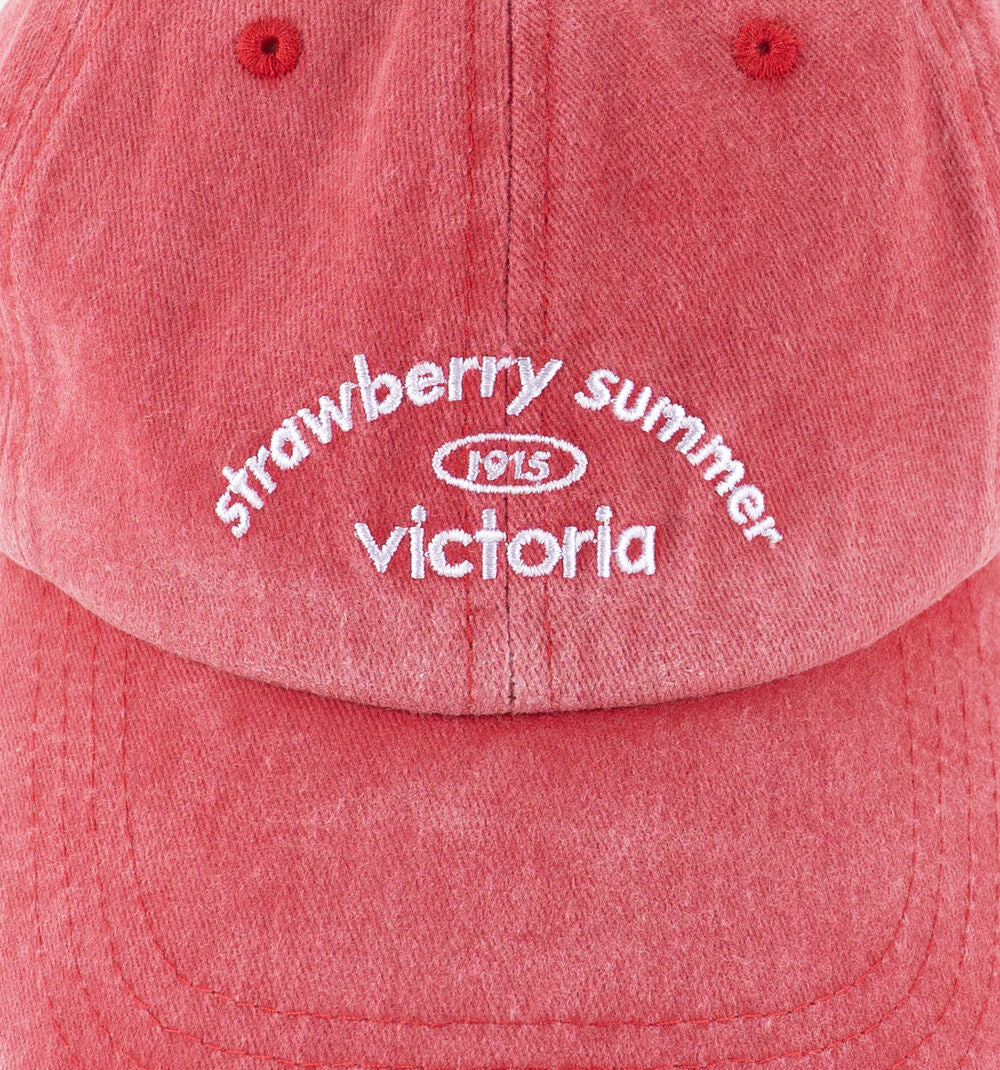 gorra rosa strawberry summer victoria bordada