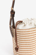 Bolso Cala trenzado beige y cuero Vilanova Asturias