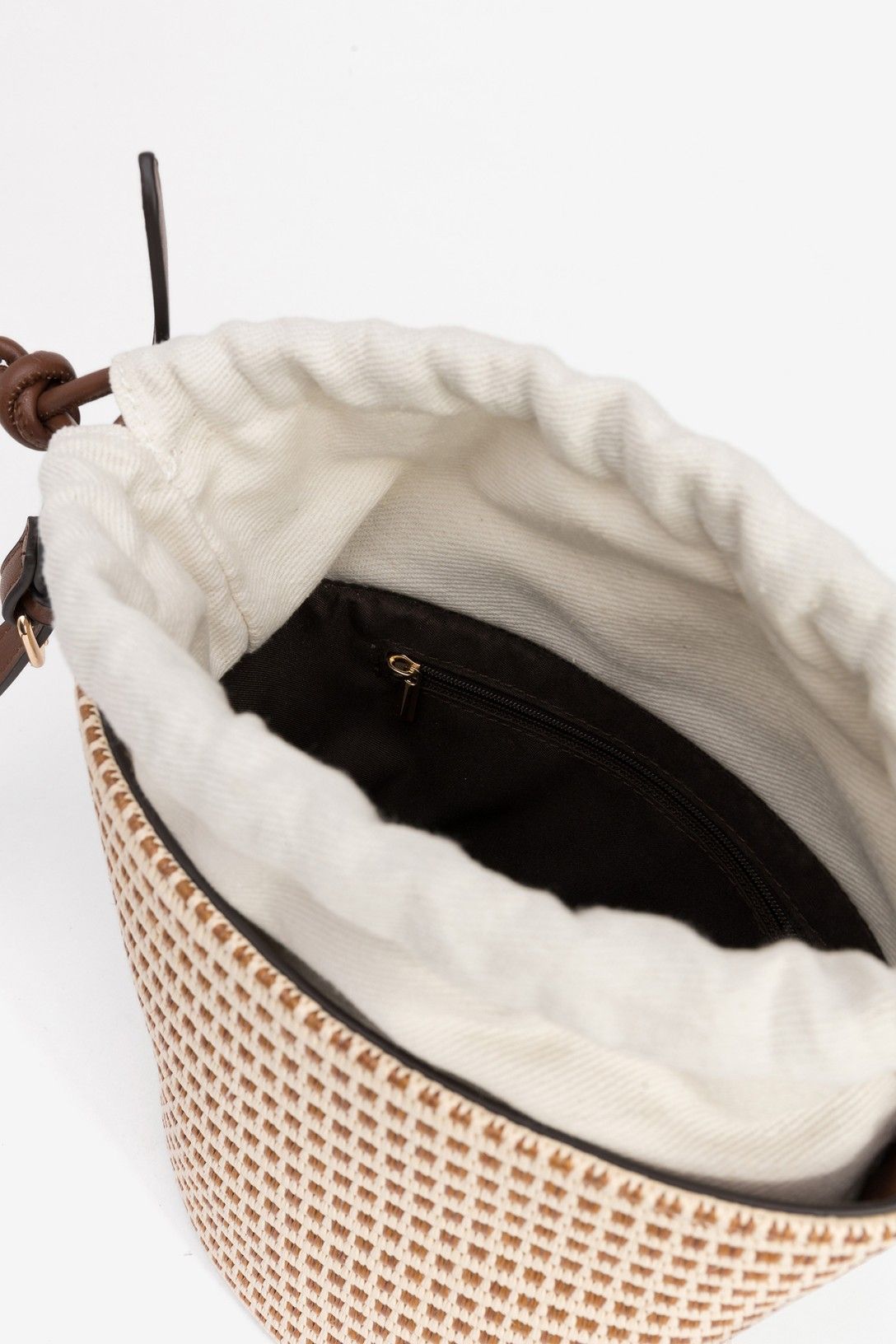 Interior bolso Cala cierre fruncido Vilanova