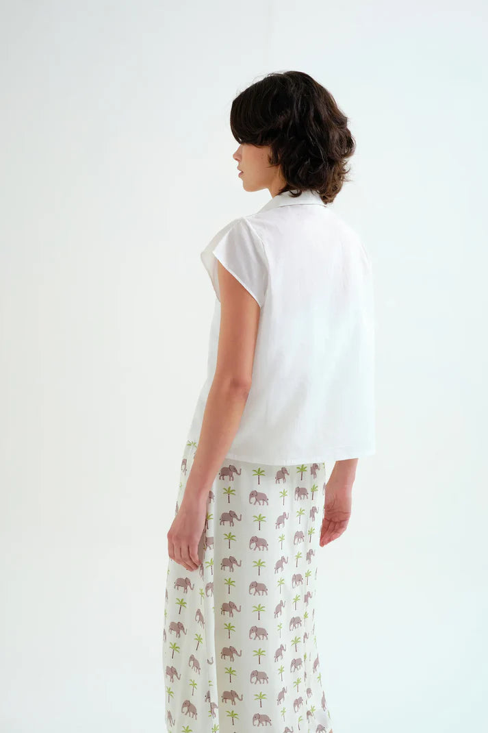Camisa estampada verano original Cotton Grey Asturias