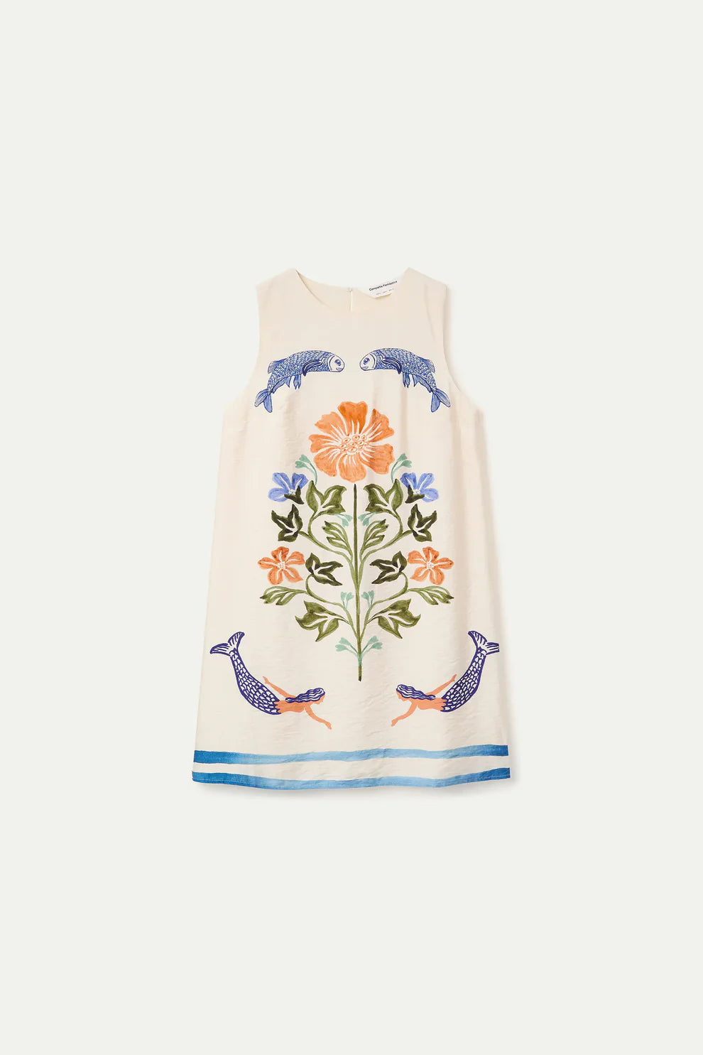Vestido Compañía Fantástica tropical colorido estilo mediterráneo