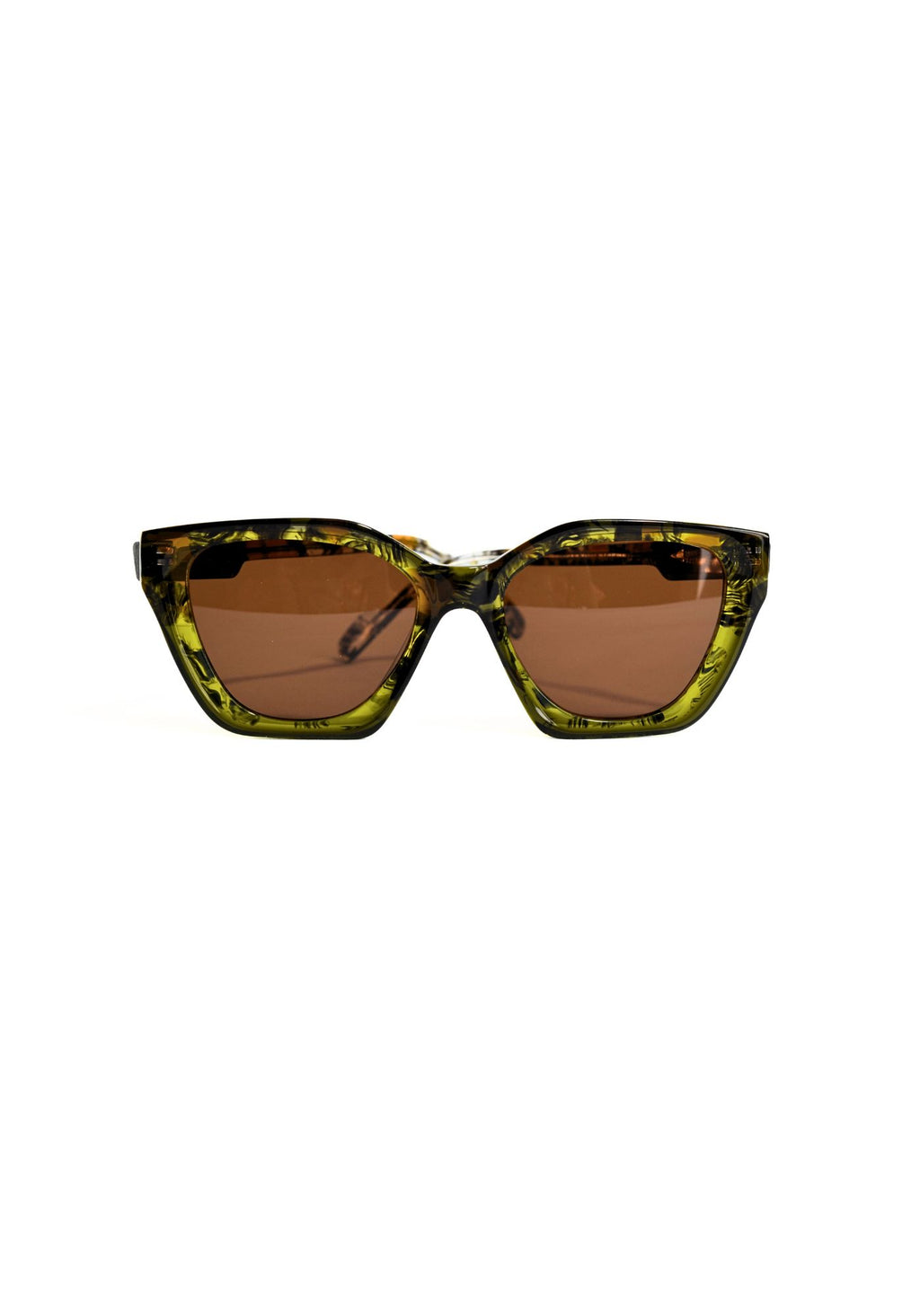 gafa de sol estampado verde noco en cotton grey
