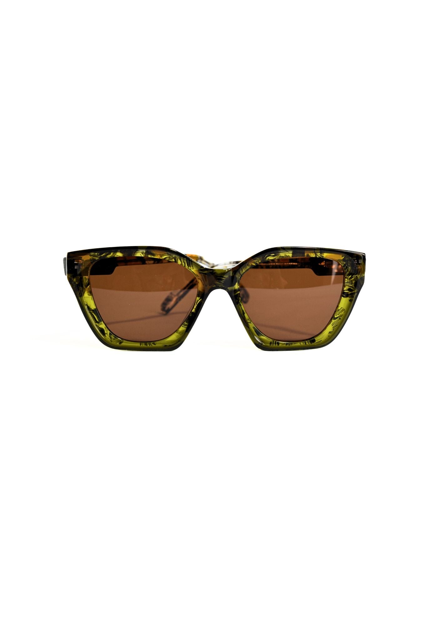 gafa de sol estampado verde noco en cotton grey