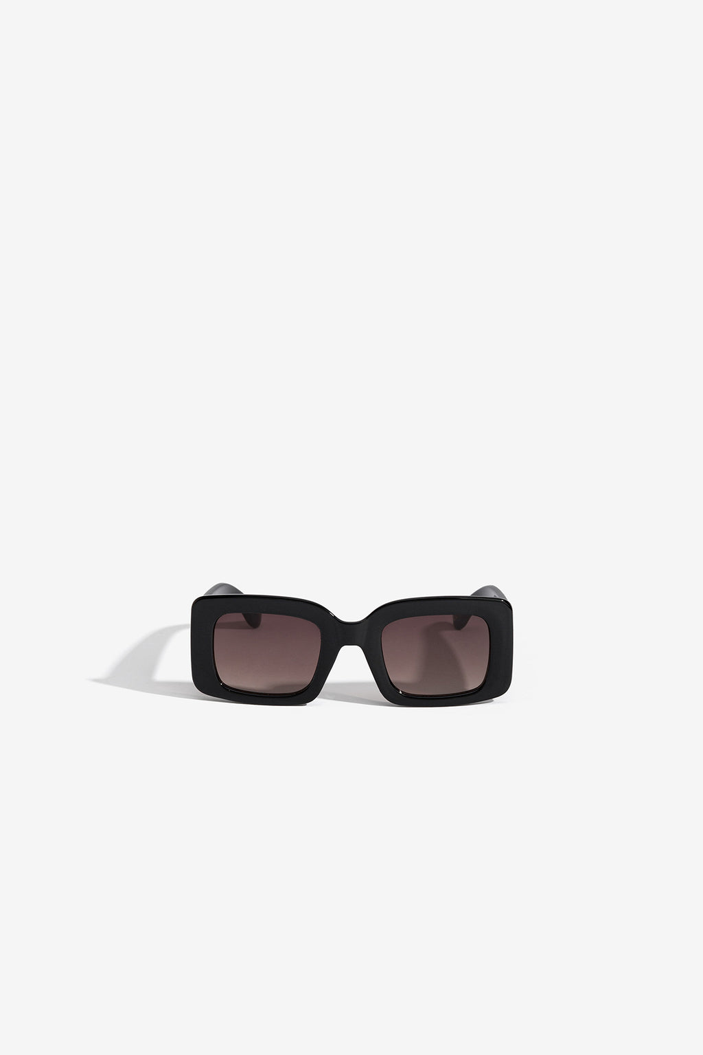 Gafas de sol negras cuadradas acrílicas frontal Goa Goa Cotton Grey Asturias