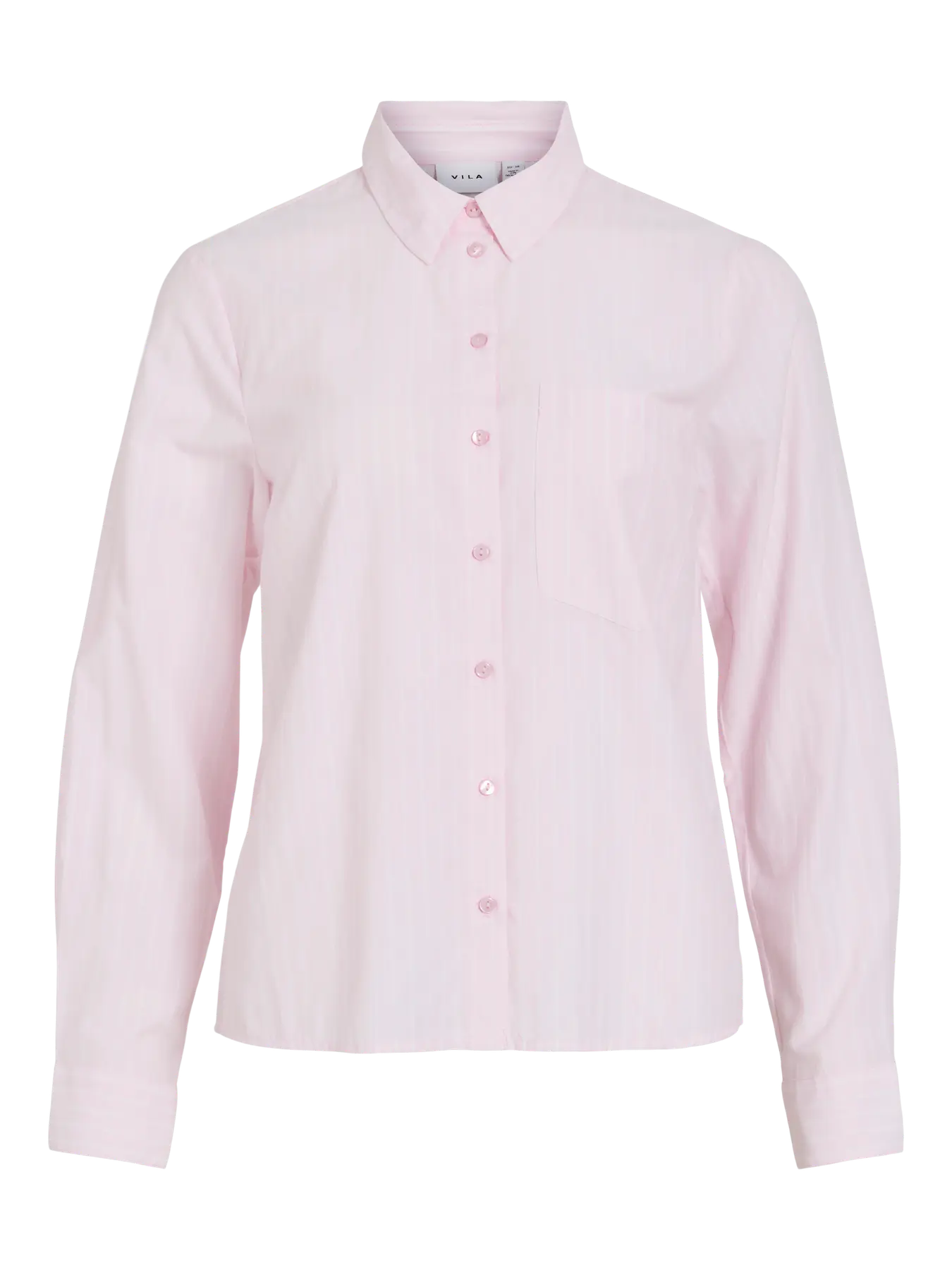 Foto de producto camisa rosa ajustada Vila en cotton grey