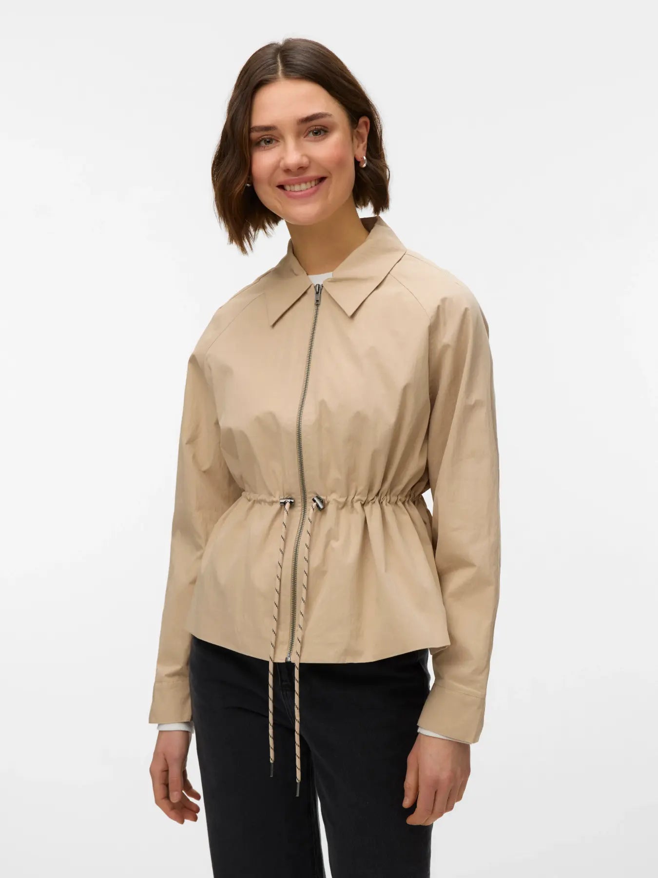 Chubasquero Cotton Grey Piedras Blancas Asturias Vero Moda