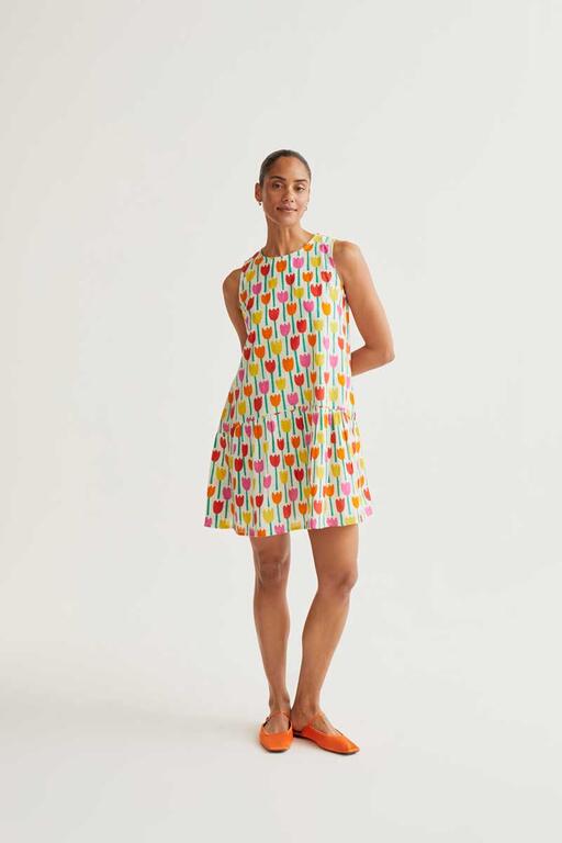 Vestido Corto Tulip Garden