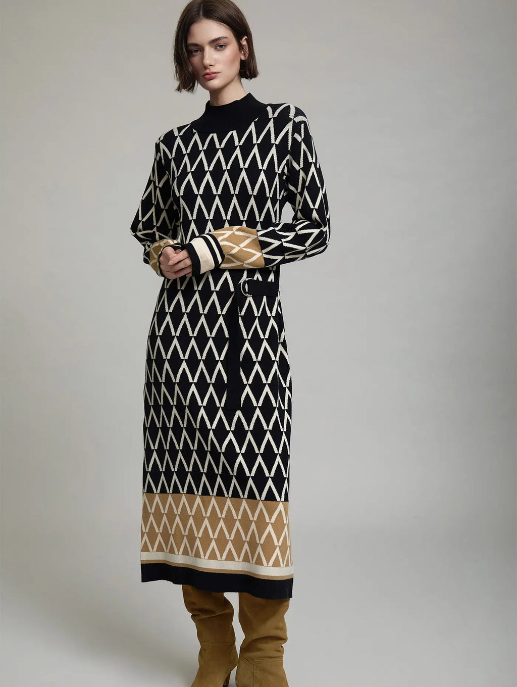 Vestido Jacquard Mazzoni