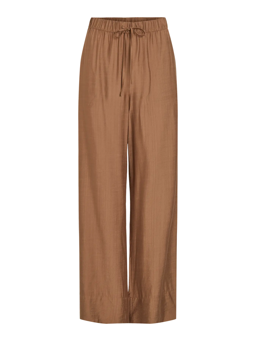 pantalón camel cordón ajustable tejido ligero mujer Vila Cotton Grey Asturias