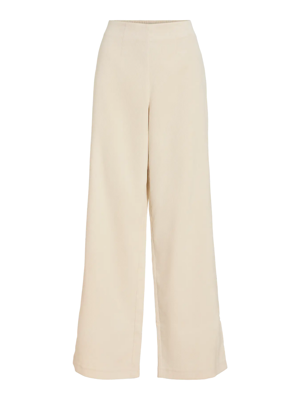 Pantalón de micropana beige ancho Vila – vista delantera