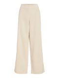 Pantalón de micropana beige ancho Vila – vista delantera