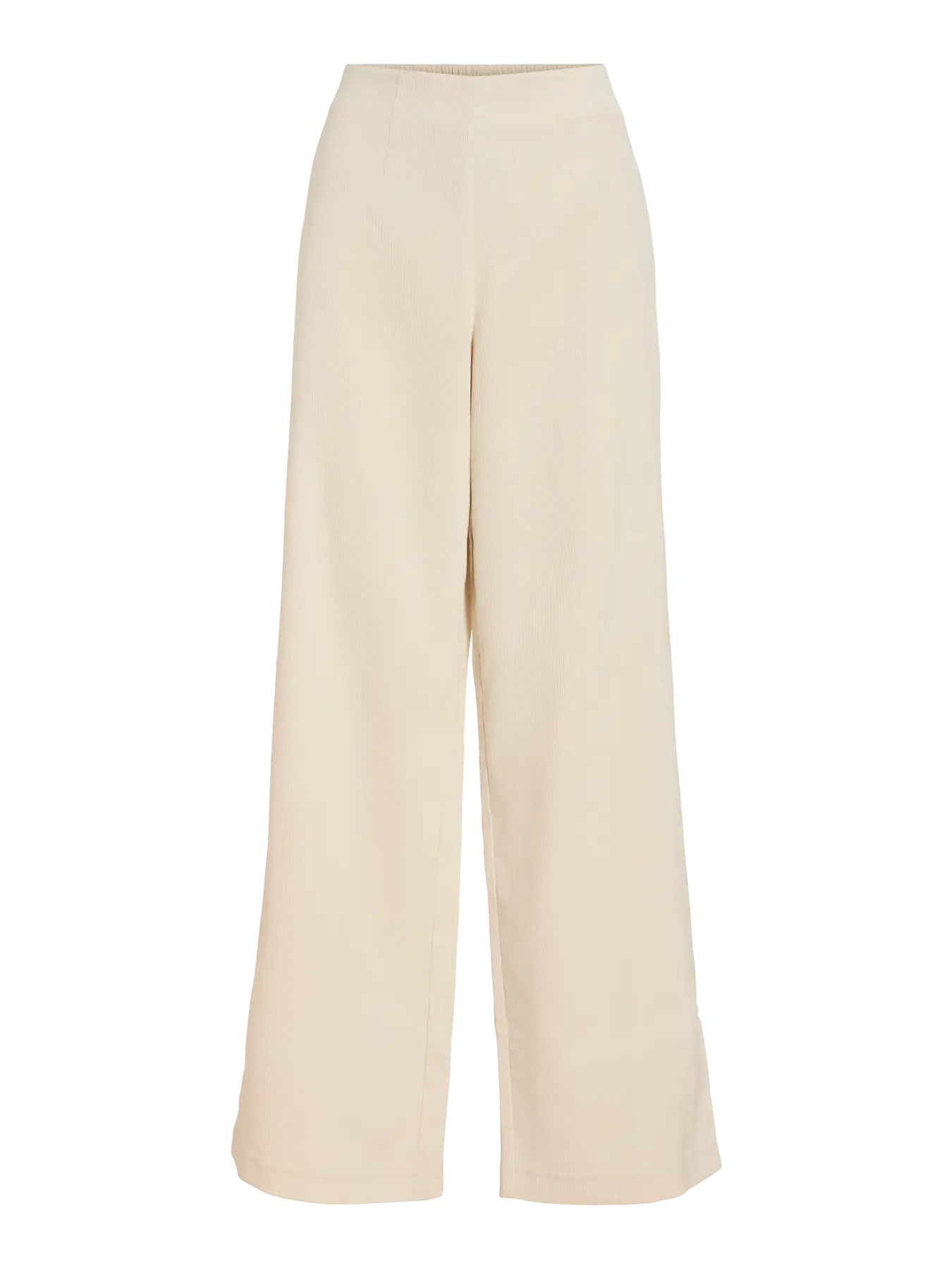 Pantalón de micropana beige ancho Vila – vista delantera