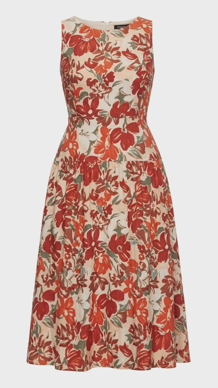 Vestido Anne Granate