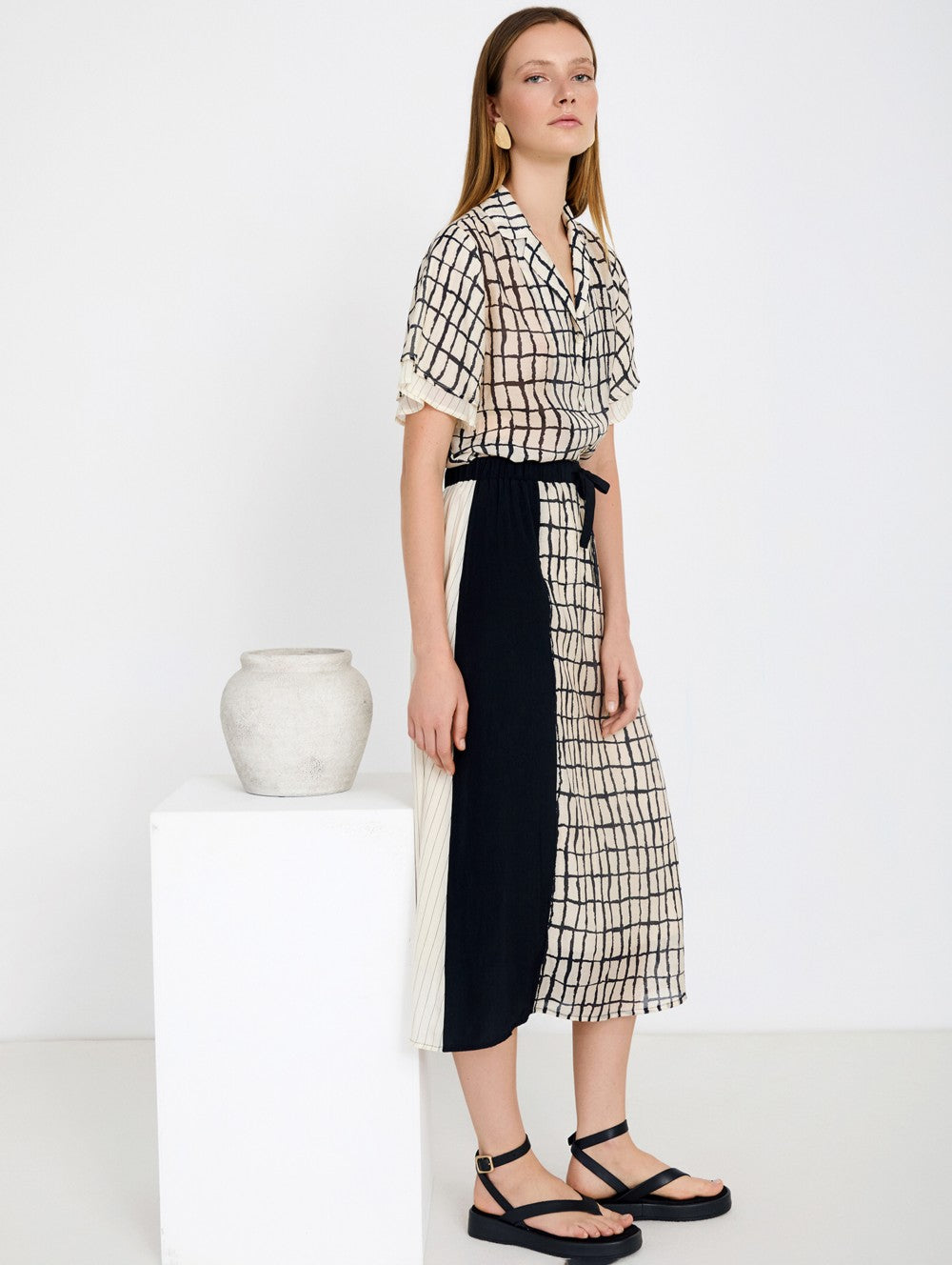 falda Bliss Skatie estampado gráfico mujer