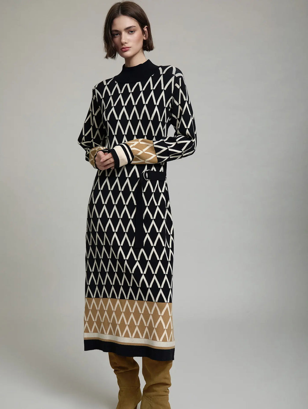 Vestido Jacquard Mazzoni
