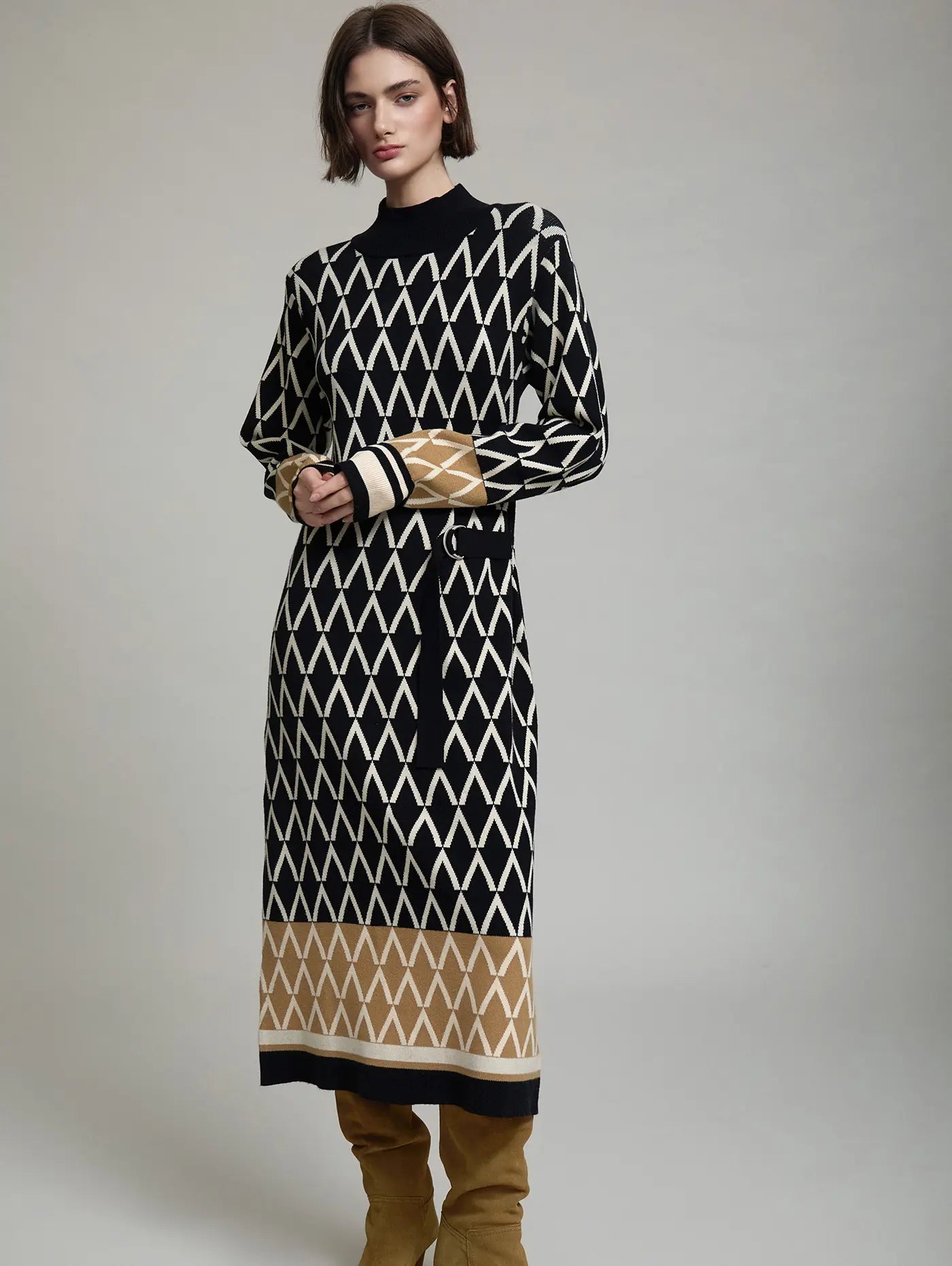 Vestido Jacquard Mazzoni