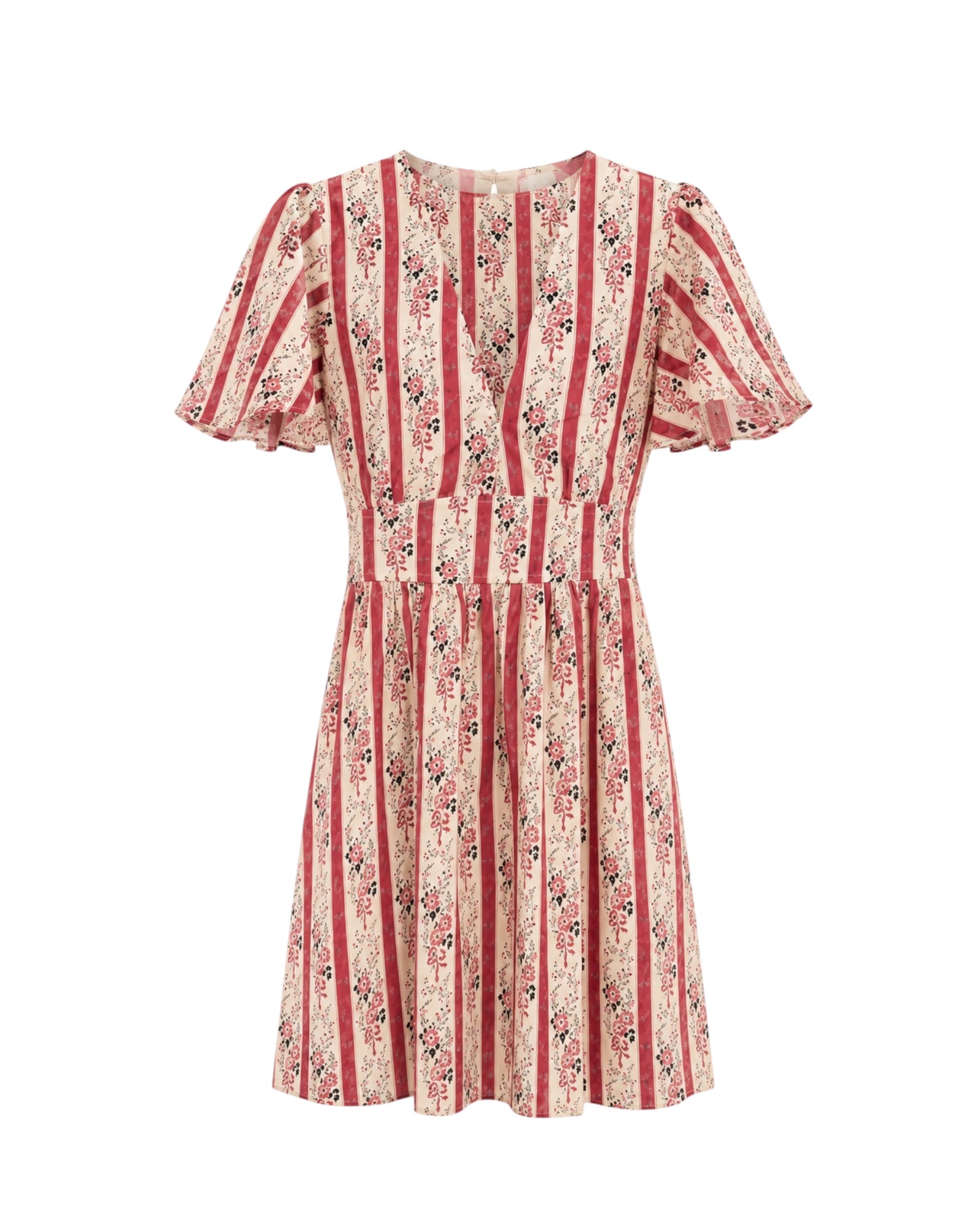 Vestido corto estampado floral Provenza.