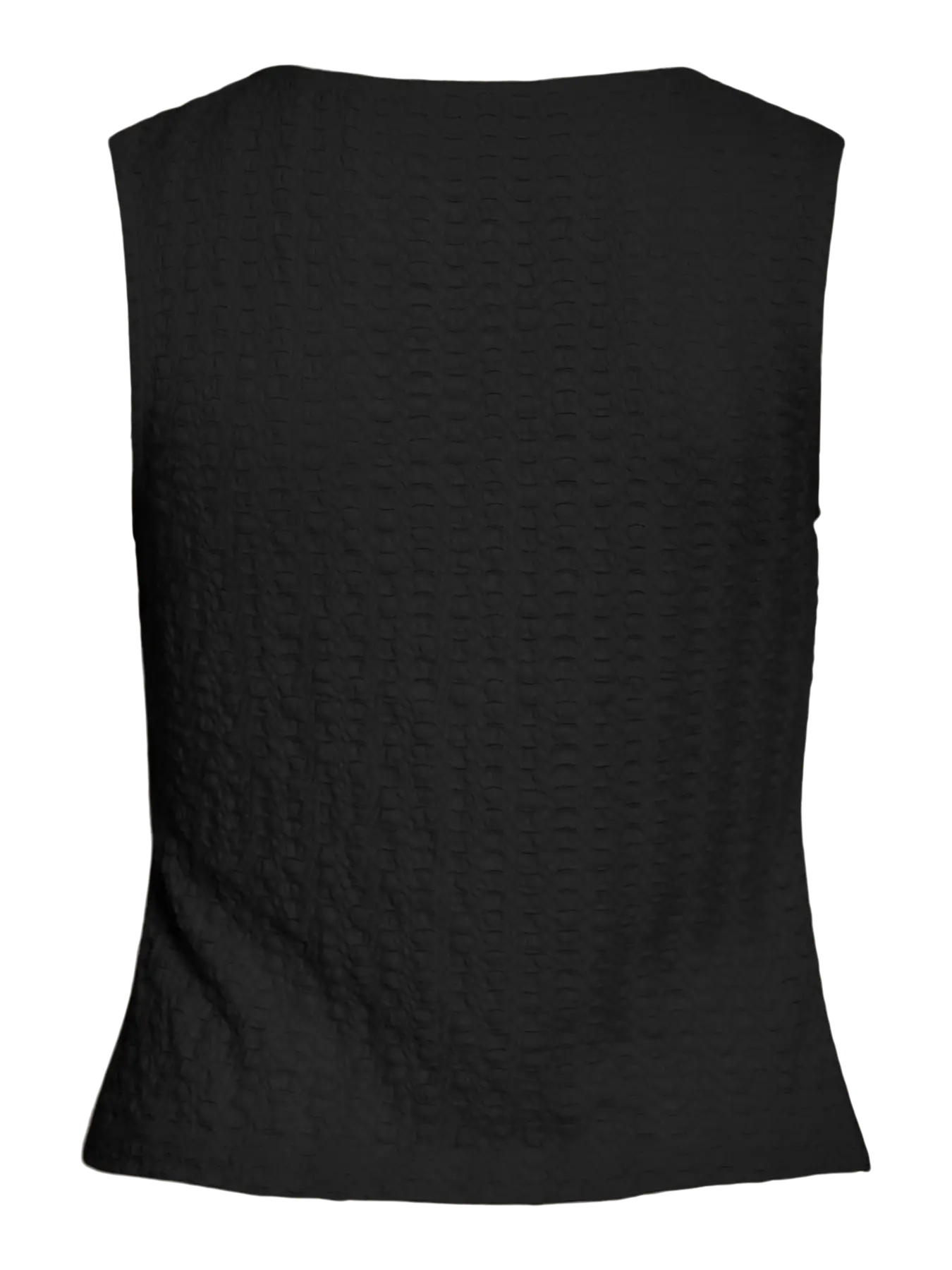 trasero Top negro elegante sin mangas Piedras Blancas Asturias