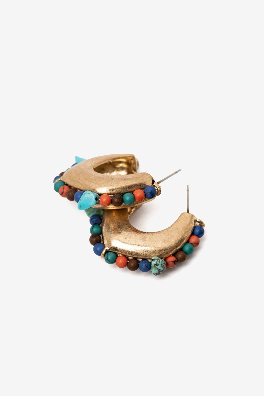 Pendientes estilo étnico Vilanova multicolor