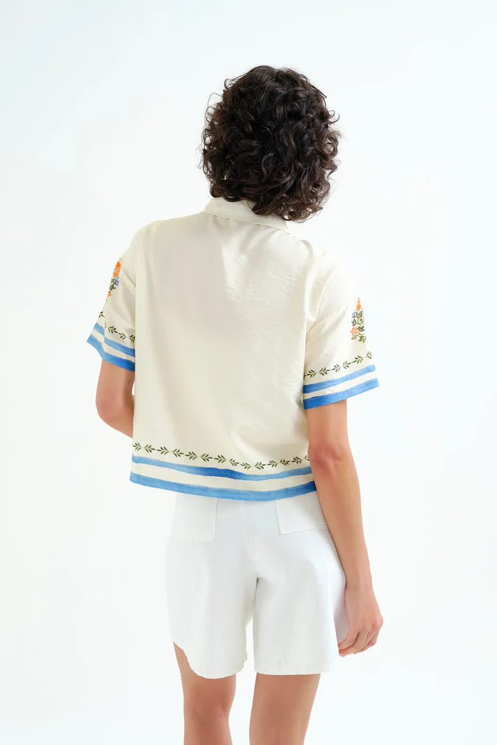 Camisa ligera estampada mujer verano original