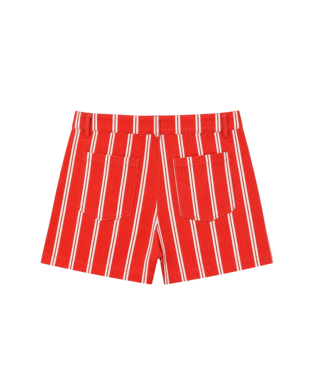 Vista trasera del Short Niza con bolsillos de parche.