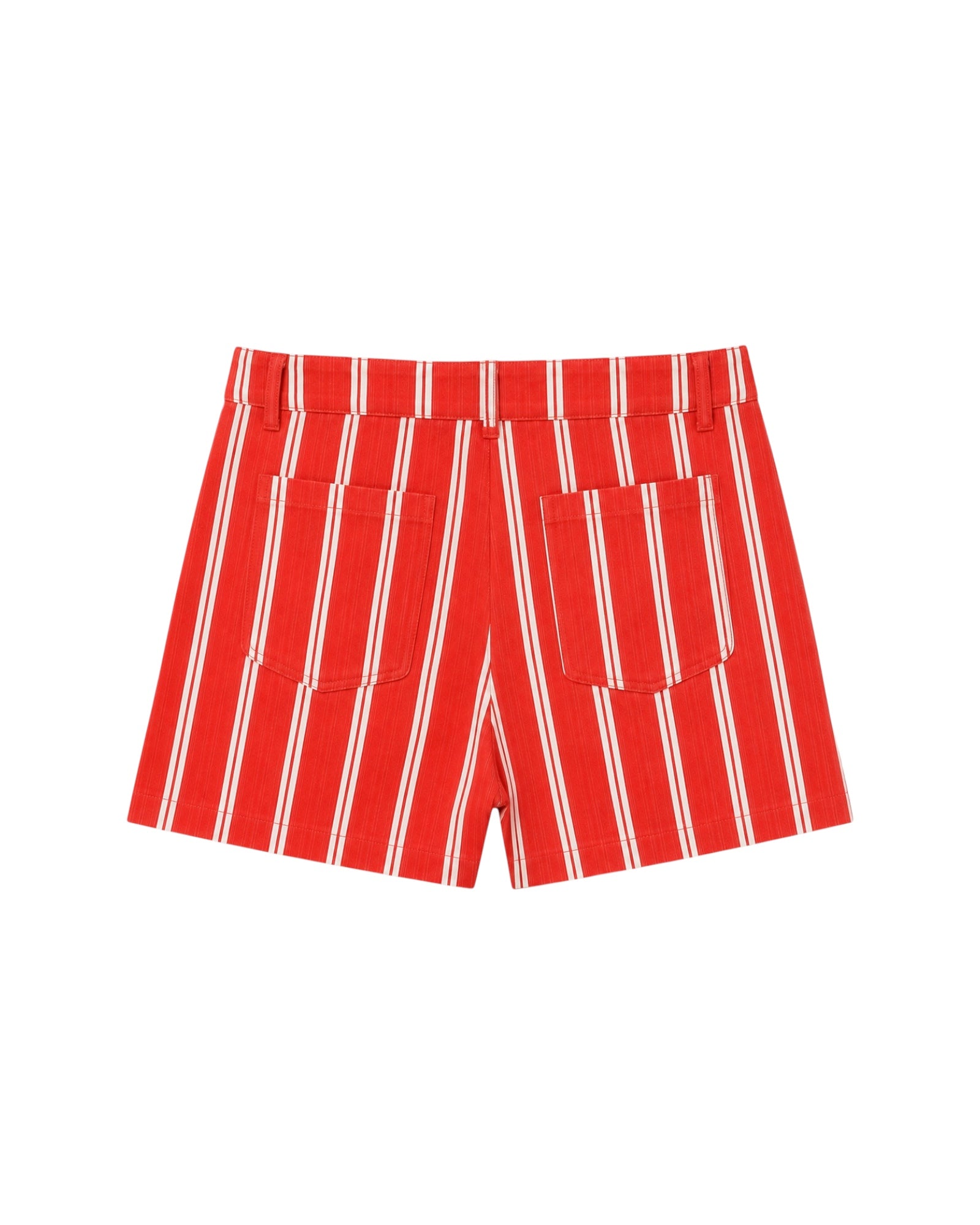 Vista trasera del Short Niza con bolsillos de parche.