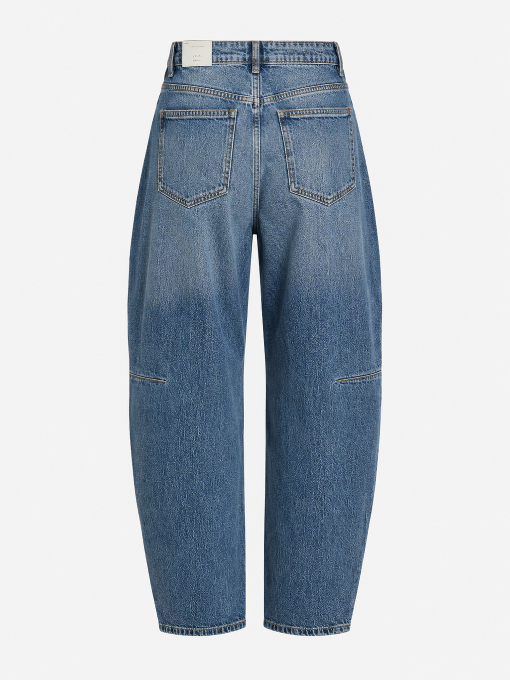 Jeans Brady Barrel Vila azul denim – vista trasera