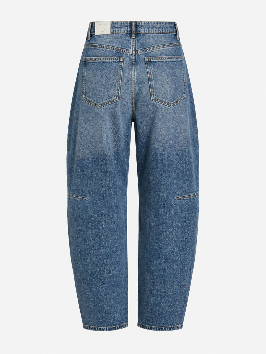 Jeans Brady Barrel Vila azul denim – vista trasera