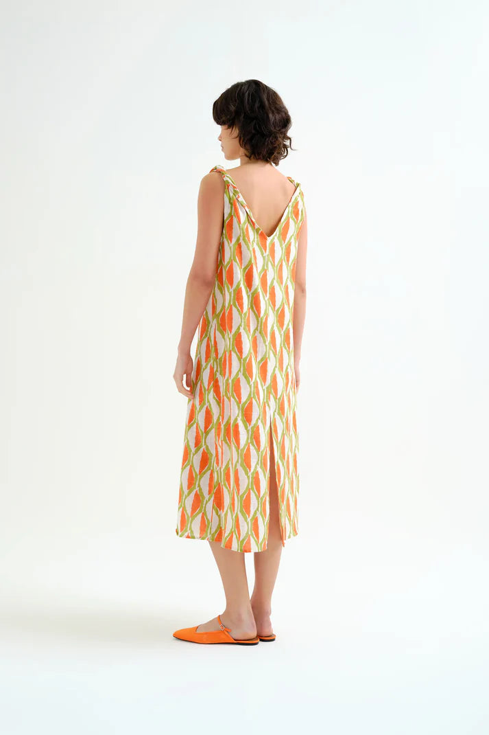 Vestido corto fluido estampado original mujer Cotton Grey Asturias